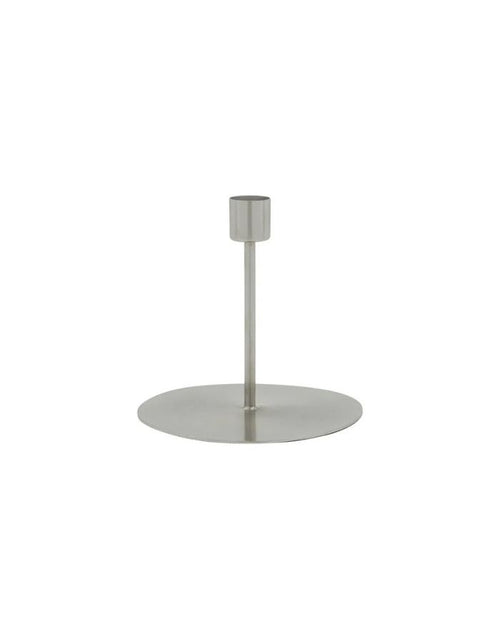 Kerzenhalter Anit von House Doctor aus Eisen mit Silber-Finish im industriell-eleganten Design.