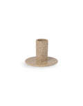 Kerzenhalter Ektorp Small von Storefactory Scandinavia in Sand, handgefertigter Kerzenhalter aus glasierter Keramik in natürlichem Sandton mit schlichtem skandinavischem Design.
