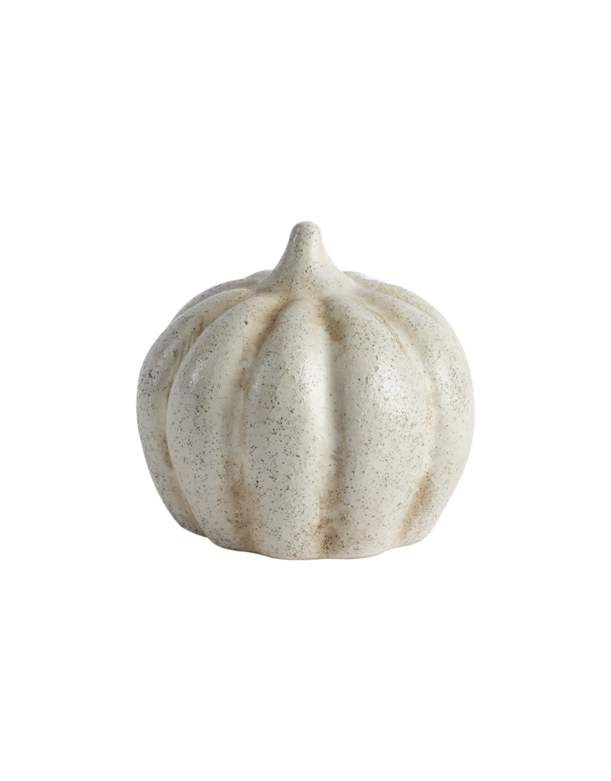 Beige Viggo Dekoration von Affari of Sweden aus Steingut mit einem Durchmesser von 9 cm und einer Höhe von 8,5 cm.