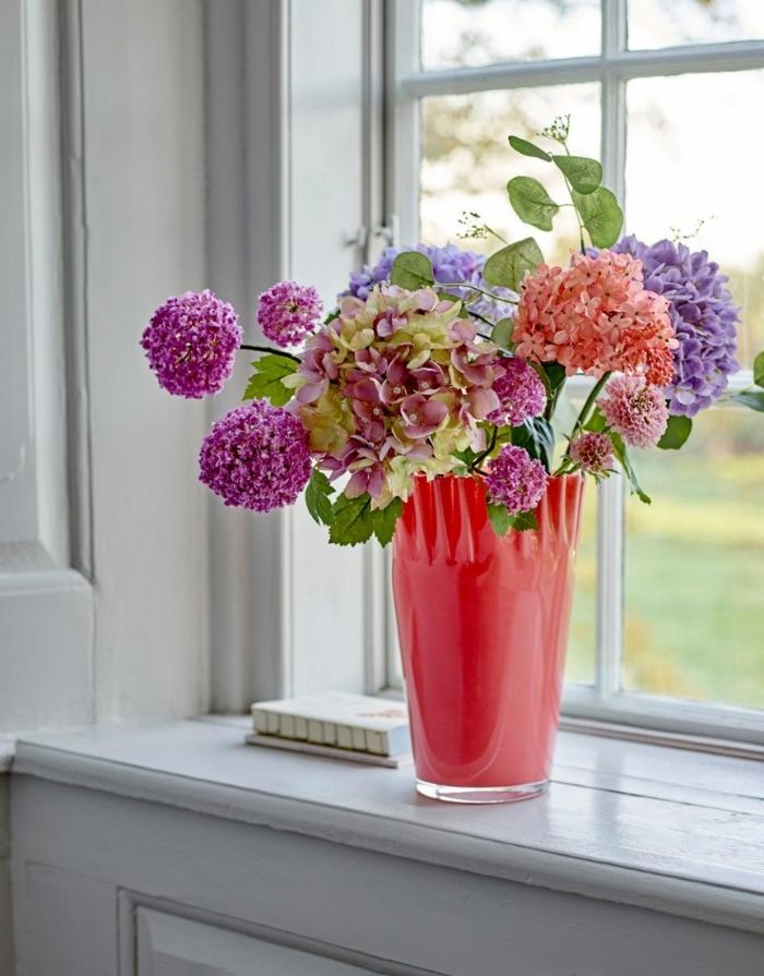 Kunstblume Hydrangea/Hortensie I Rose – nordlykk