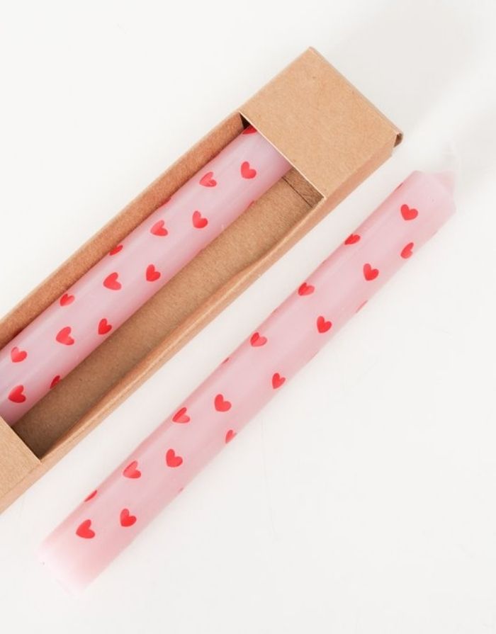 Stabkerze 2er-Set Lilin I Rosa