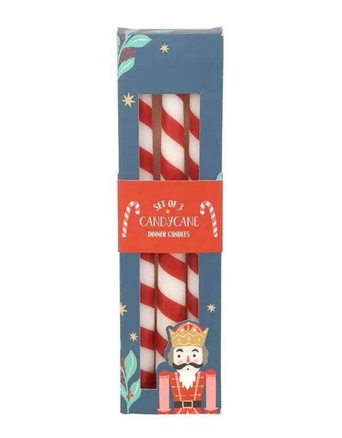 Stabkerzen 3er Set I Weihnachten Zuckerstange