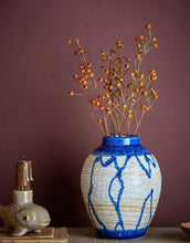 Laden Sie das Bild in den Galerie-Viewer, Vase Avon I Blau
