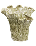  Vase Dark Sand von House Nordic aus Keramik mit einer Höhe von 23,5 cm in einem warmen, natürlichen Sandton als Freisteller