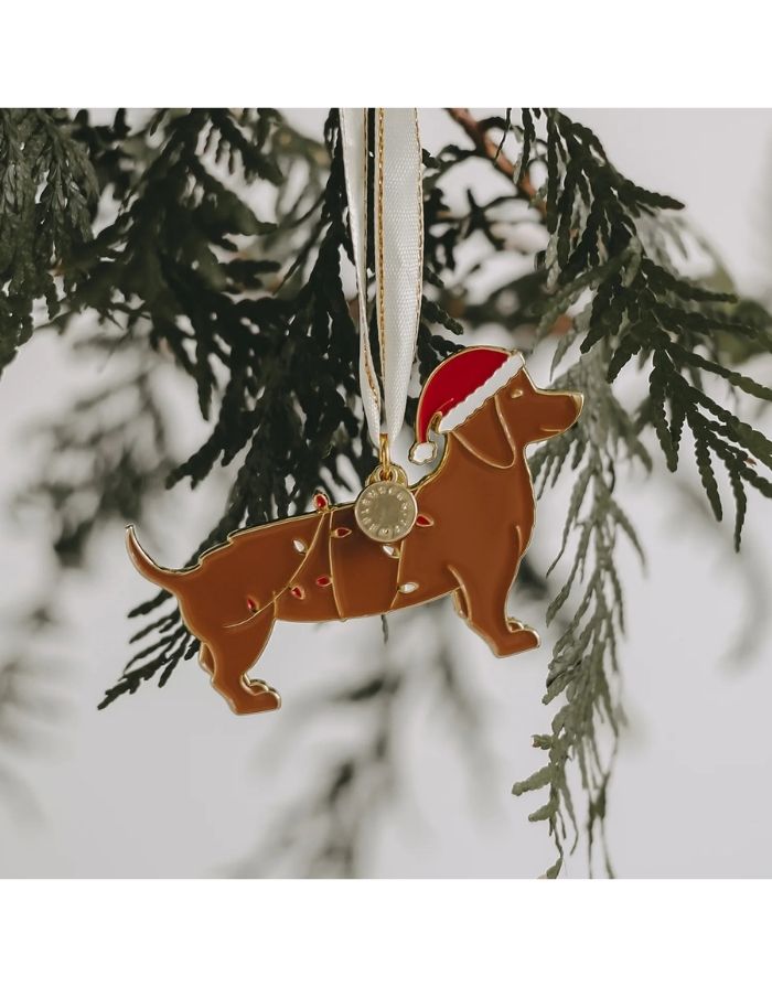 Baumschmuck Anhänger I Weihnachtsdackel