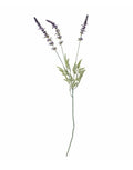 Bloomingville Kunstblume Lavendel in Violett mit feinen Blütenständen und grünen Blättern