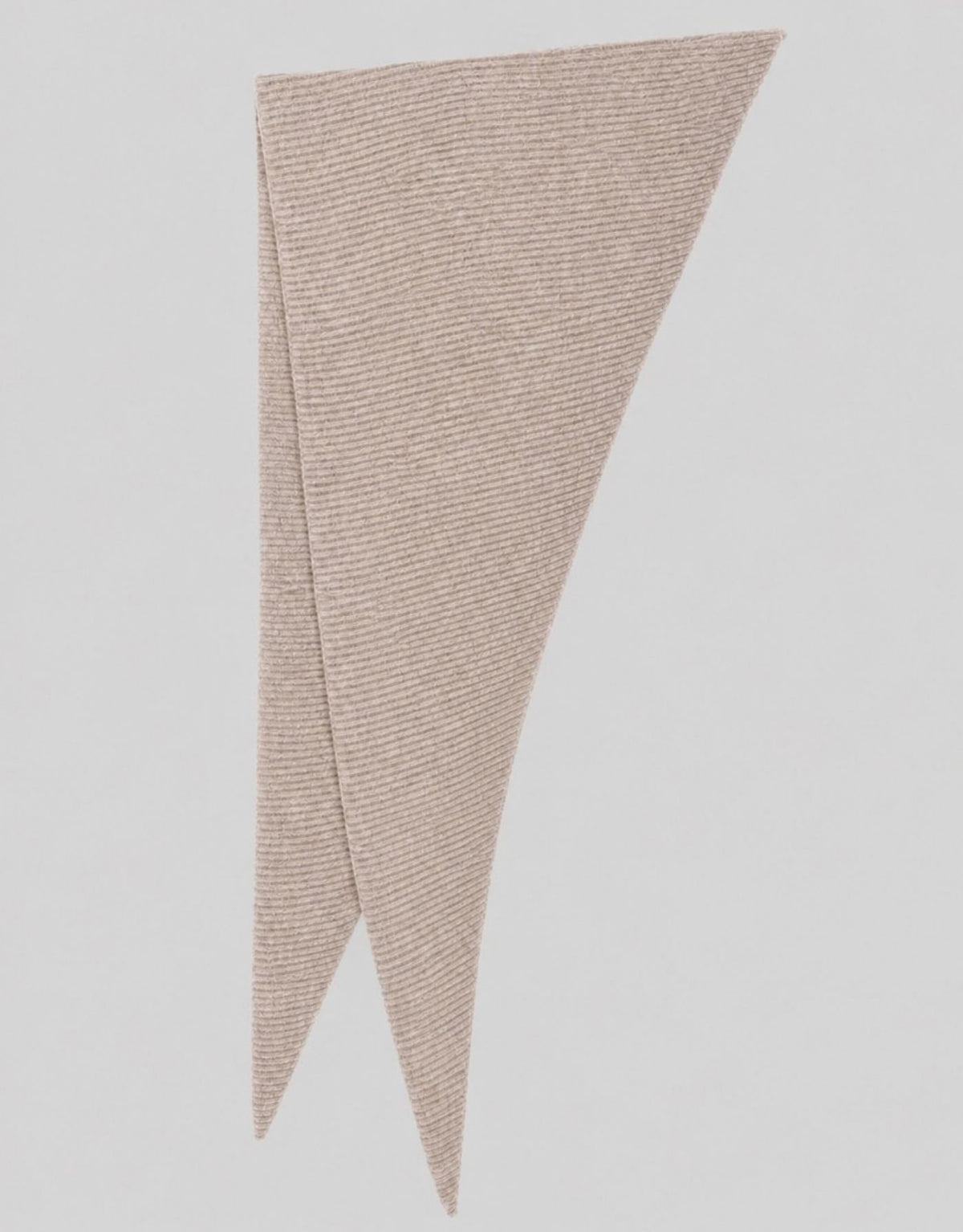 Hell beige-grau melierter Schal Lowee von MSCH Copenhagen in Warm Light Grey Melange aus 100 % RWS-zertifizierter Merinowolle.