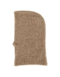 Balaclava Vijanix Boucle Knit in der Farbe Brown Lentil von VILA – warme, strukturierte Strick-Balaclava mit modernem Design und hohem Tragekomfort für kalte Wintertage
