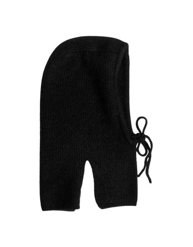 MSCH Copenhagen Balaclava Milania Hope in Black – gestrickte Sturmhaube