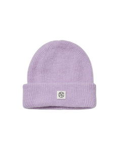MSCH Copenhagen Beanie Hope Icon in Orchid Bloom – Fold-up-Design mit Logo