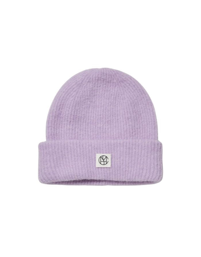 MSCH Copenhagen Beanie Hope Icon in Orchid Bloom – Fold-up-Design mit Logo