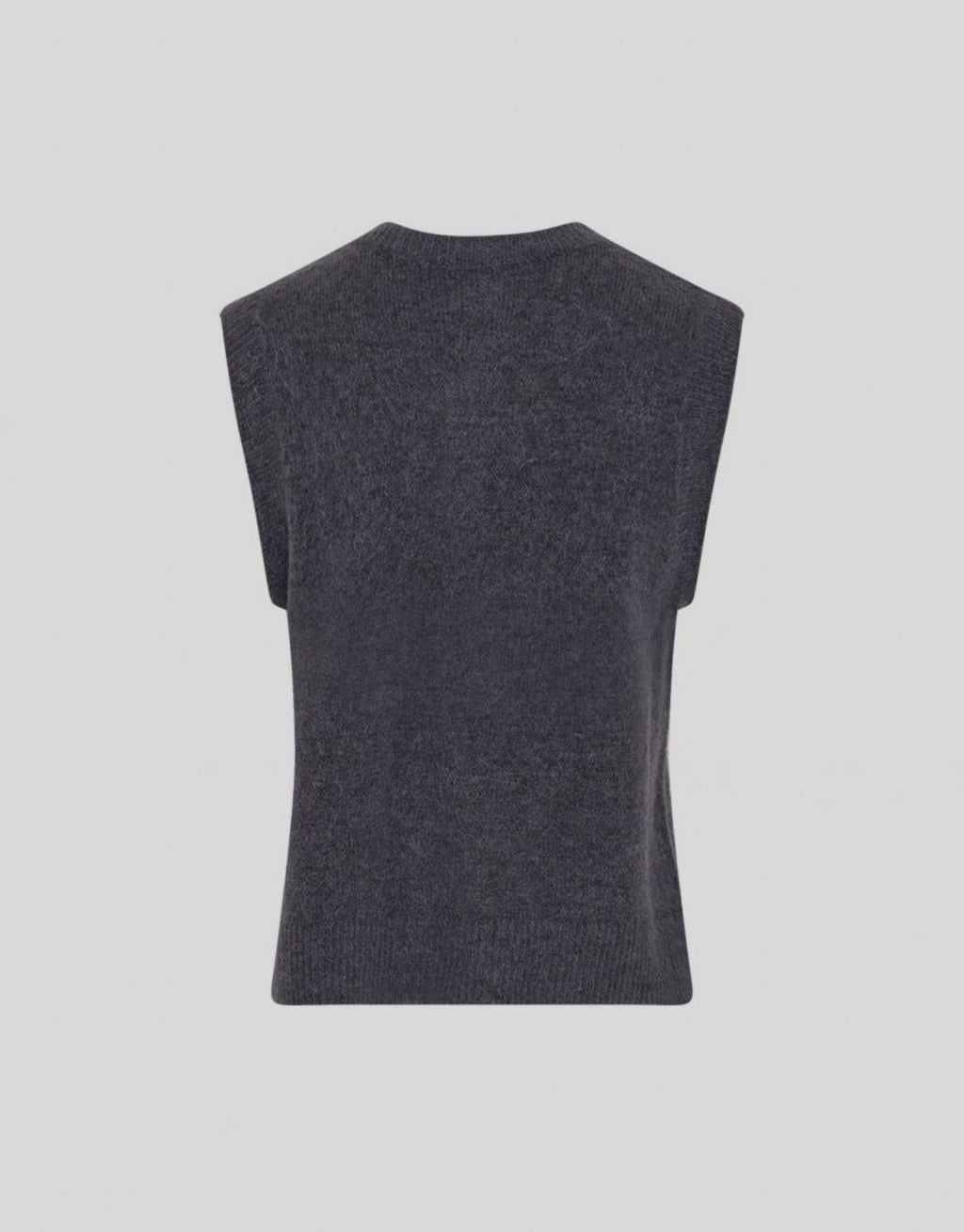 Blauer Kurzarm Cardigan Bondie Hope von MSCH Copenhagen in India Ink mit Rundhalsausschnitt, Knopfleiste und feinen Rippbündchen.