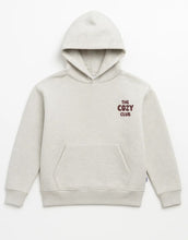 Laden Sie das Bild in den Galerie-Viewer, Oversized Hoodie Erwachsene Cozy Club Hellgrau
