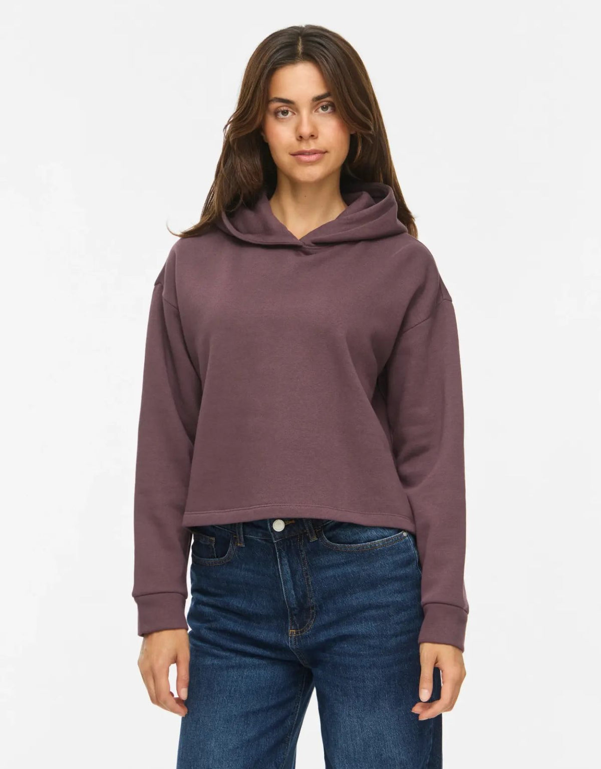 Hoodie Vihuris Short I Raisin