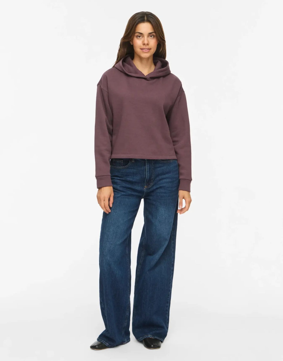 Hoodie Vihuris Short I Raisin