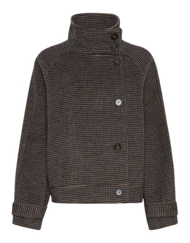 MSCH Copenhagen Jacke Pamela CHK kariert in Cap/Cartouche – Loose Fit