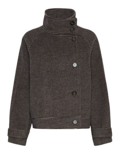MSCH Copenhagen Jacke Pamela CHK kariert in Cap/Cartouche – Loose Fit