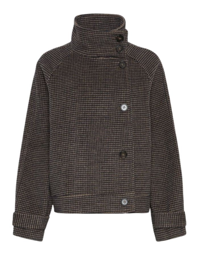 MSCH Copenhagen Jacke Pamela CHK kariert in Cap/Cartouche – Loose Fit
