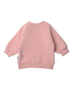 Happy Smile Sweatshirt Rosa von Liliput – Vorderseite mit Print