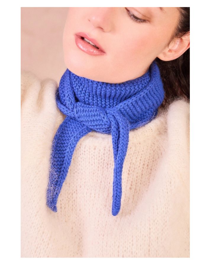 Kleiner Schal Sophie I Electric Blue
