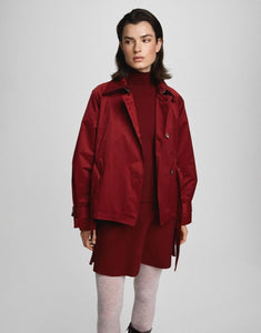 MSCH Copenhagen Rock Mercy East in Syrah – kurzer Strickrock in A-Linie