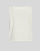 Laden Sie das Bild in den Galerie-Viewer, MSCH Copenhagen Shirt Daria SL Sand Melange in Beige mit V-Ausschnitt und Knopfleiste.
