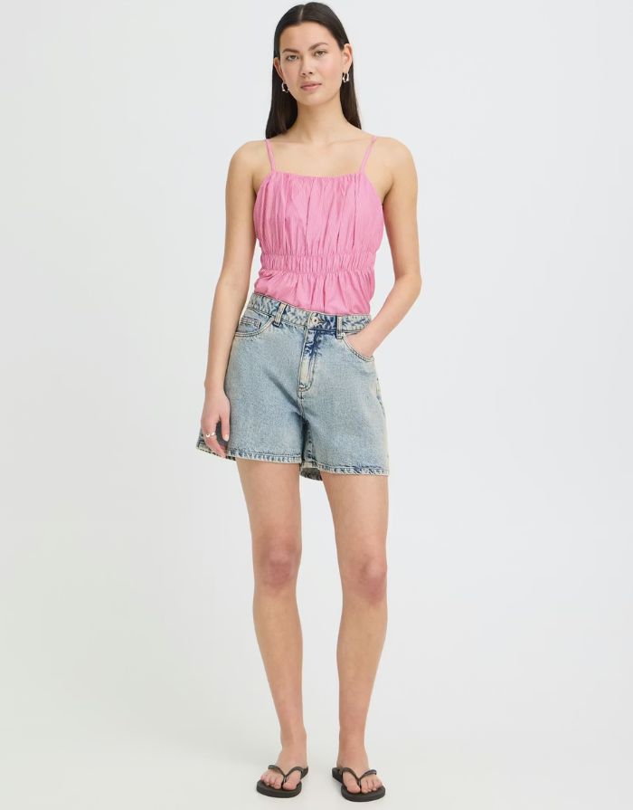 Shorts Ihaveny I Light Blue Bleached