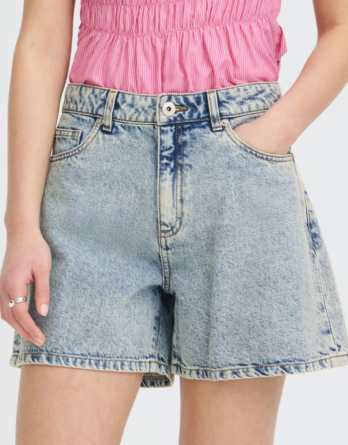 Shorts Ihaveny I Light Blue Bleached