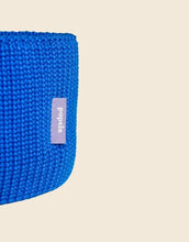Laden Sie das Bild in den Galerie-Viewer, Popeia Stirnband Blau aus 100 % Merinowolle, Made in Germany.

