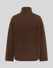 Laden Sie das Bild in den Galerie-Viewer, MSCH Copenhagen Letha Teddy Jacke in Fog – lockere Teddyjacke in Slate Black
