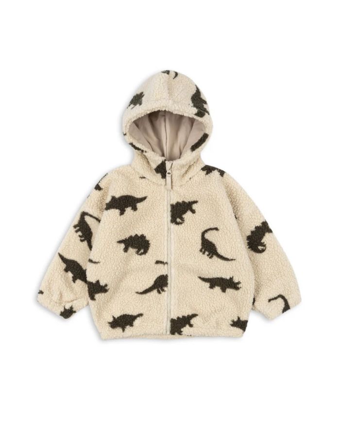 Teddyjacke mit Kapuze Jody I Dino Silhouette