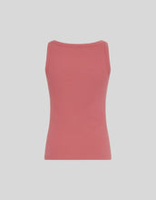 Laden Sie das Bild in den Galerie-Viewer, MSCH Copenhagen Top Gubbe Rasmia Faded Rose in Rosa als ärmelloses Rippstrick-Top.
