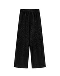 OH APRIL Trackpants Saela Leo Black – weite, fließende Leo-Hose aus 100 % Viskose.