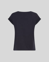 Laden Sie das Bild in den Galerie-Viewer, Birdia Lynette T-Shirt Sky Captain von MSCH Copenhagen – weiches T-Shirt mit Rundhalsausschnitt, weiten Ärmeln und lockerem Schnitt.

