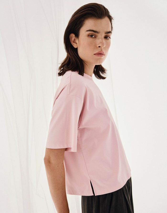 Tshirt Moa Melea von MSCH Copenhagenin der Farbe Rosa