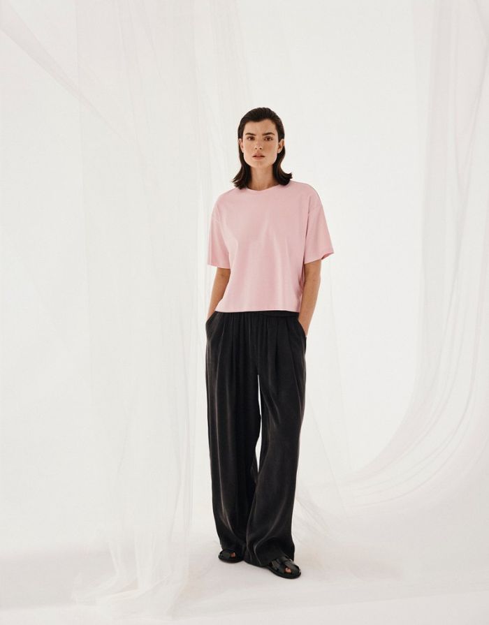 Tshirt Moa Melea von MSCH Copenhagenin der Farbe Rosa