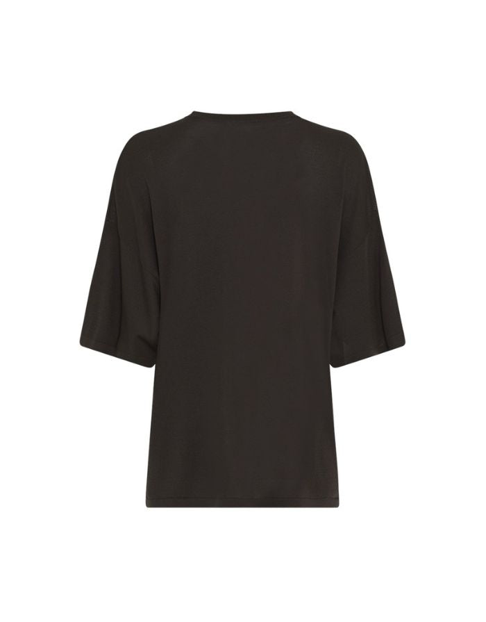 MSCH Copenhagen T-Shirt Terine Delicioso aus leichtem Strick mit modernem Design.