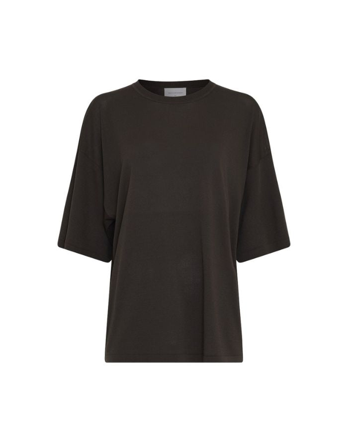 MSCH Copenhagen T-Shirt Terine Delicioso aus leichtem Strick mit modernem Design.