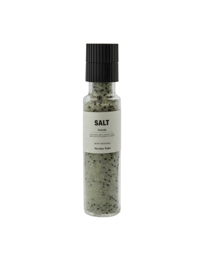 Nicolas Vahé Salz Wasabi – Meersalz mit Wasabi und schwarzem Sesam, 300 g.