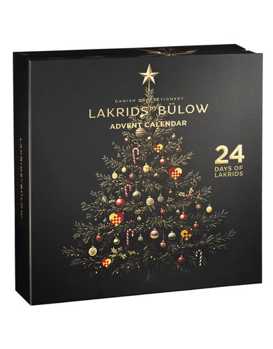 Adventskalender von Lakrids by Bülow – klassischer Lakritz-Adventskalender mit 24 Türchen, 345 g