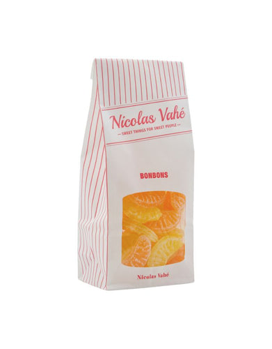 Nicolas Vahé Bonbons Citrus – Zitronen- und Orangen-Hartkaramellen, 150 g.