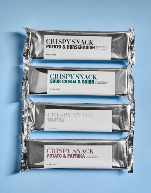  Crispy Snack Trüffel von Nicolas Vahé – knuspriger Kartoffelsnack mit feinem Trüffelaroma in der Verpackung.