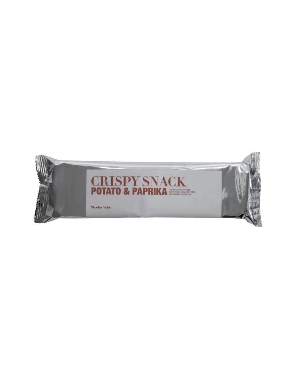 Crispy Snack Potato &amp; Paprika von Nicolas Vahé, 75 g knusprige Kartoffelsnacks mit würziger Paprikanote als Freisteller 