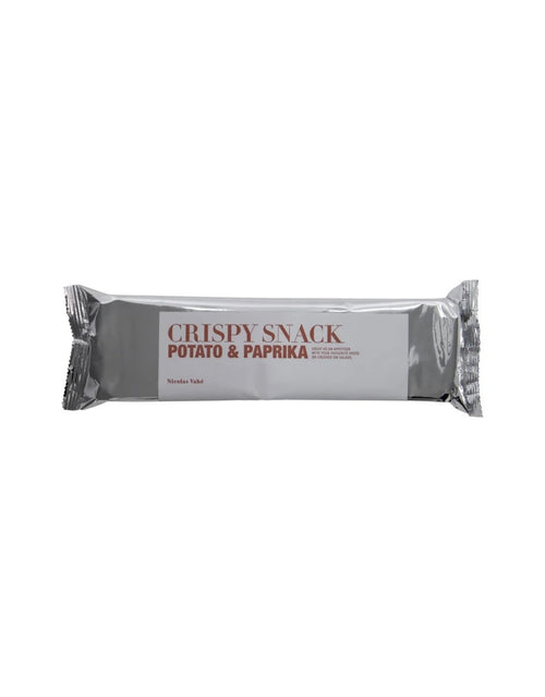 Crispy Snack Potato &amp; Paprika von Nicolas Vahé, 75 g knusprige Kartoffelsnacks mit würziger Paprikanote als Freisteller 