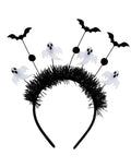 Spooky Party-Haarreif von Rex London mit vielen kleinen Gespenstern und Fledermäusen als verspieltes Halloween-Accessoire als Freisteller 