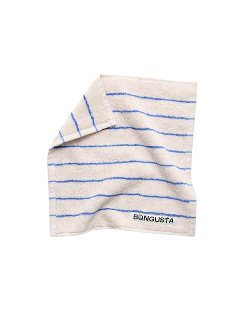 Bongusta Waschlappen Naram Moonbeam Ultramarin aus Bio-Baumwolle mit hoher Saugfähigkeit.
