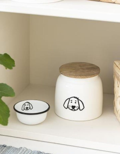 Dose für Hundefutter I Weiß