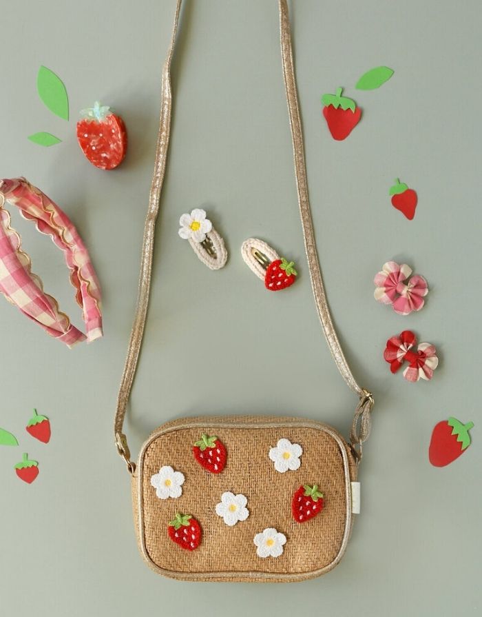 Haarspangen 2-er Set I Crochet Daisy & Strawberry