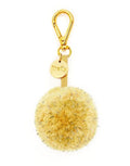 Firefly Reflectors Taschenanhänger Pom Pom Ball in der Farbe Citron, reflektierender Sicherheitsanhänger