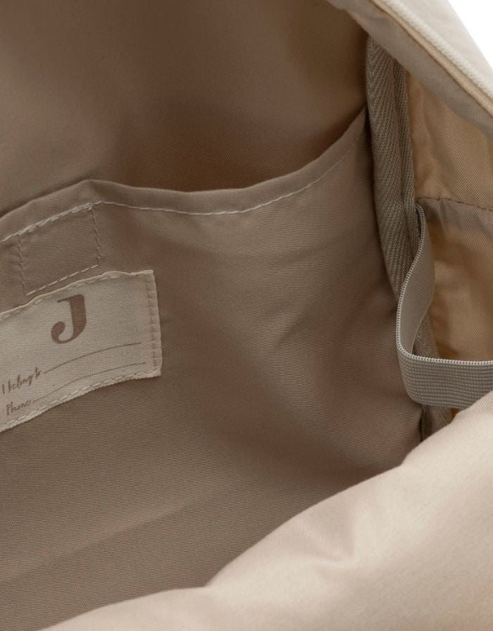 Jollein Rucksack Charlie Cat mit Teddy-Stoff, Katzenohren und verstellbaren Schultergurten für Kinder als Freisteller von innen